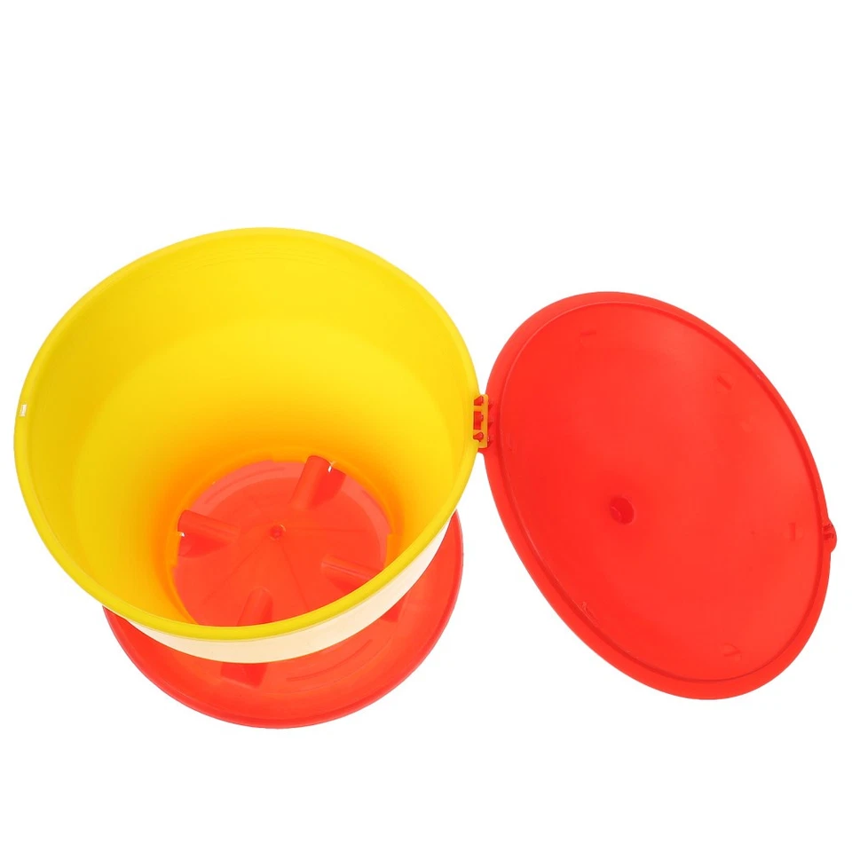  Futtertrog Hühner Futterspender Für Geflügel Automatischer Futterautomat - Bild 2 von 4