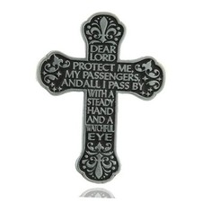 Motorist Prayer Cross Visor Clip, Religious Gifts of Protection for New
