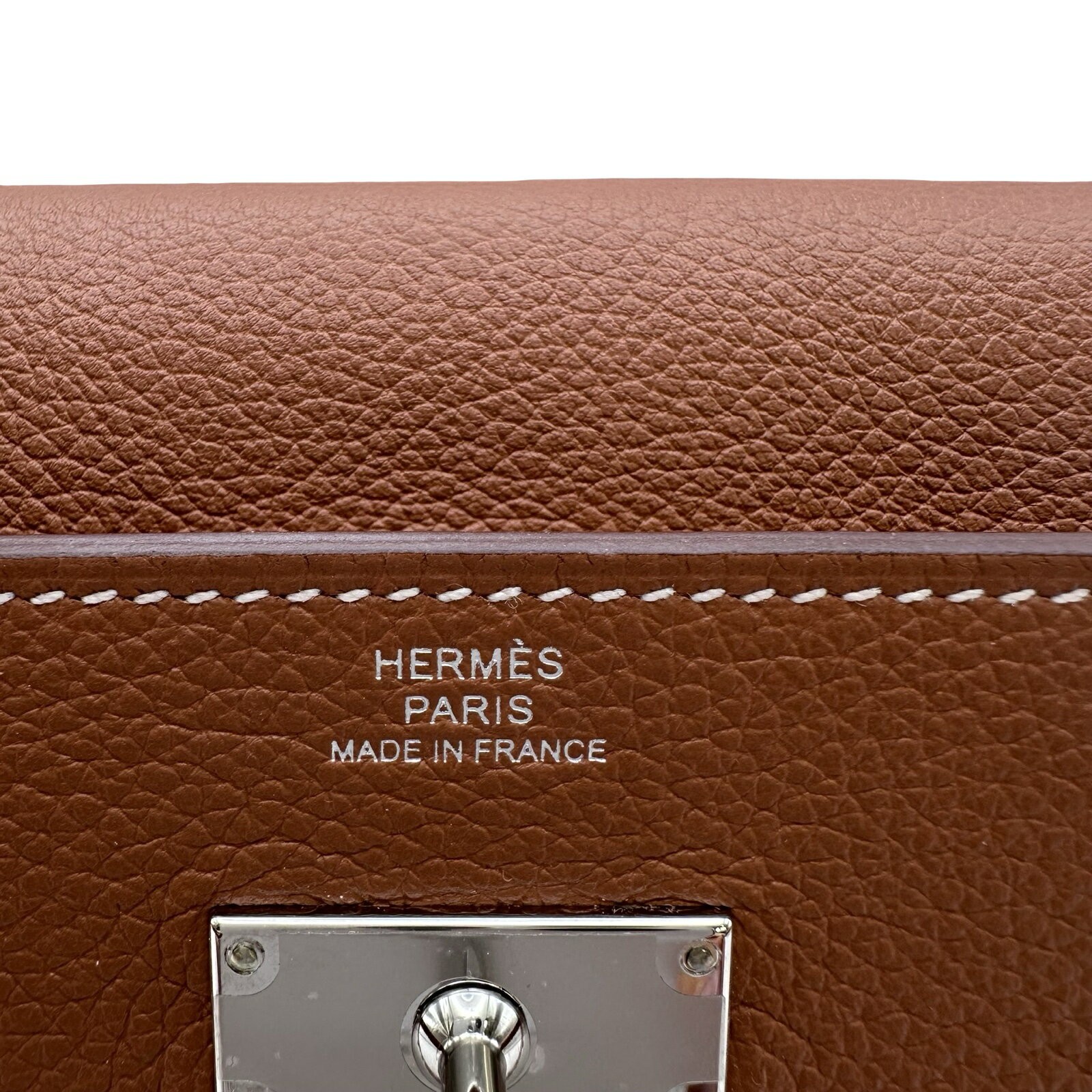 Hermes Kelly To Go Shoulder Bag Wallet Gold-tone Evercolor Leather W Stamp 99 image 6