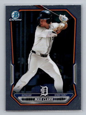 #ad 2024 Bowman #BCP 195 Max Clark Detroit Tigers Chrome Prospects $1.00
