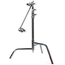 Matthews 20" Double Riser C-Stand with Grip Head and Arm, Chrome