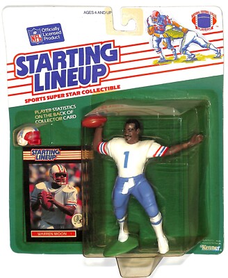 Warren Moon 1989 Football Starting Lineup SLU Houston Oilers