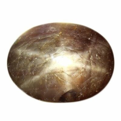 18.440 Ct ULTRA RAREST OVAL 100% NATURAL STONE 6 RAYS BROWN UNHEATED STAR RUBY
