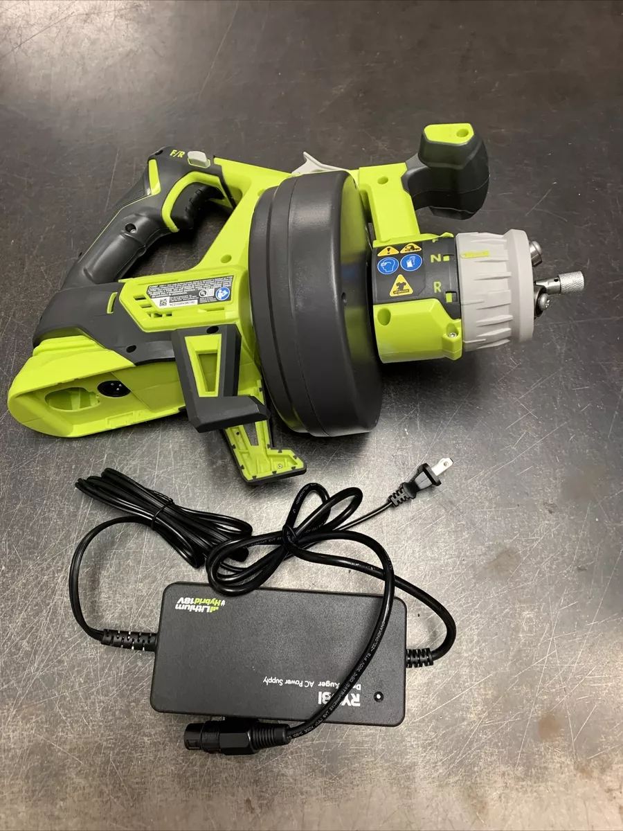 RYOBI 18V One Cordless Drain Auger Model P4002