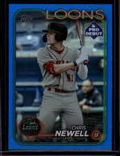 2024 Topps Pro Debut #PD-100 Chris Newell Blue Foil #/150