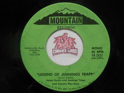 James Austin: Legend Of Jennings Trapp, Louise Rutledge: Answer, 45 RPM EX (L1)