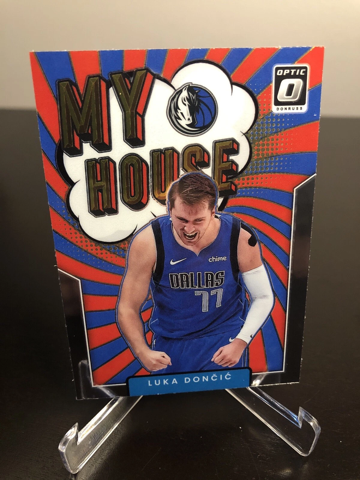 Luka Doncic My House 2022 Donruss Optic #1 Dallas Mavericks