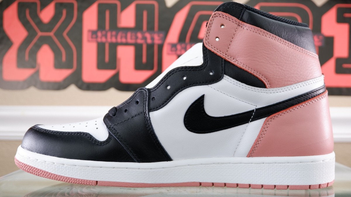 NEW Nike Air Jordan 1 Retro High NRG Rust Pink Size 12.5 Art NEW Nike Air Jordan 1 Retro High NRG Rust Pink Size 12.5 Art