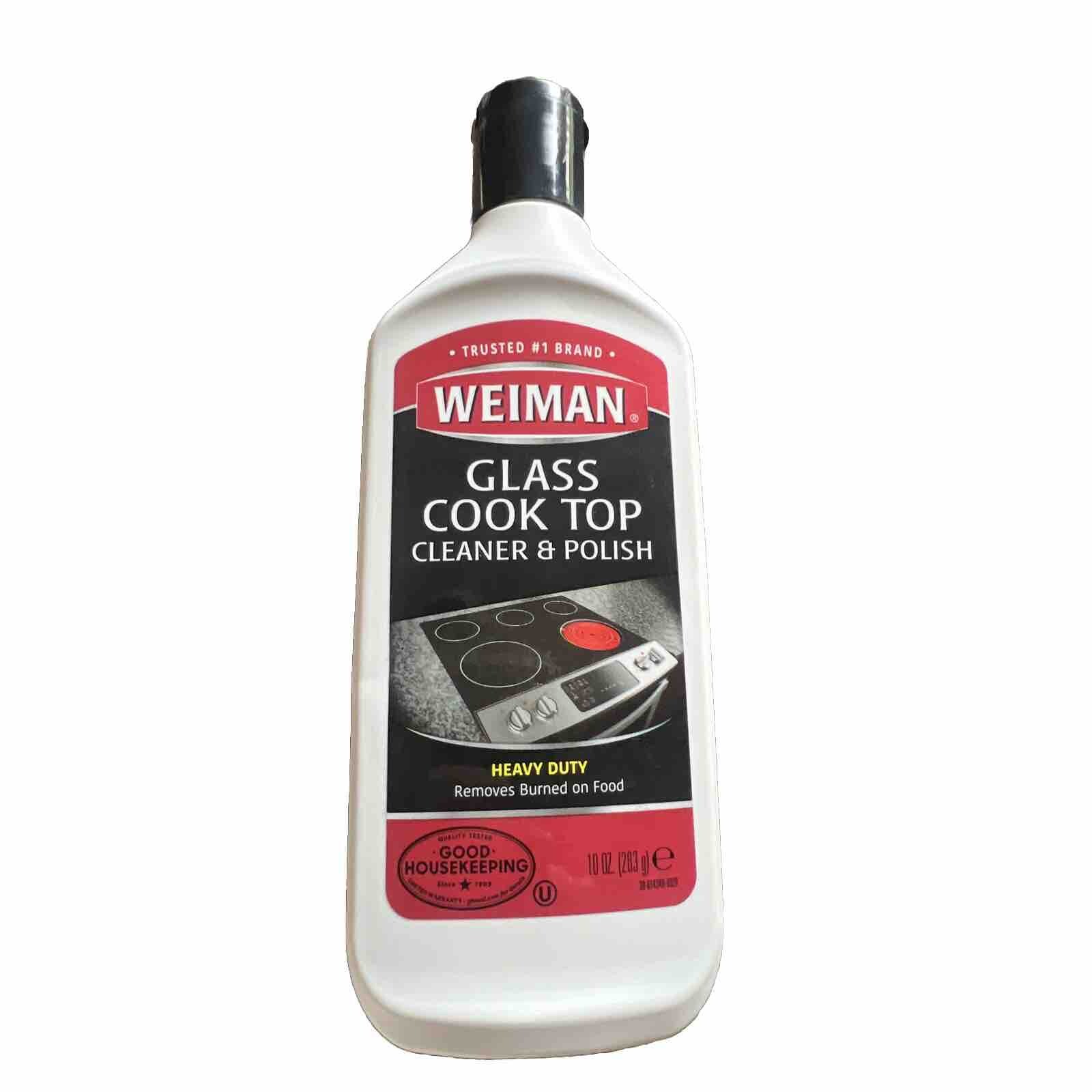 WEIMAN GLASS COOK TOP Heavy Duty CLEANER & POLISH Clean Shine Protect, RANGE TOP eBay
