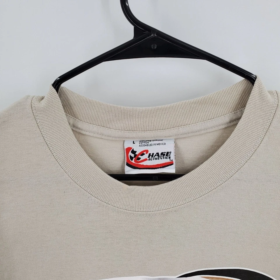 Camisa De Colección Tony Stewart Grande Nsacar Chase Authentics Racing Bronceada Nueva de Lote Antiguo Foto 3 de 4