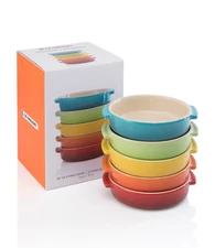 Le Creuset Rainbow Tapas Dish Plate 14cm Five colors Set of 5