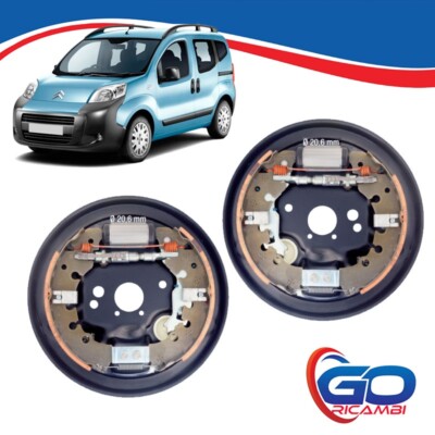 Kit Freno Posteriore Per Lancia Ypsilon 2003-2011 – Ganasce E Cilindretti Completi, 12 Mesi Di Garanzia, Codici OEM Originali
