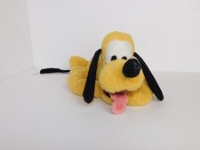 Disney Parks Laying Down Pluto Dog Plush Stuffed Animal Figure