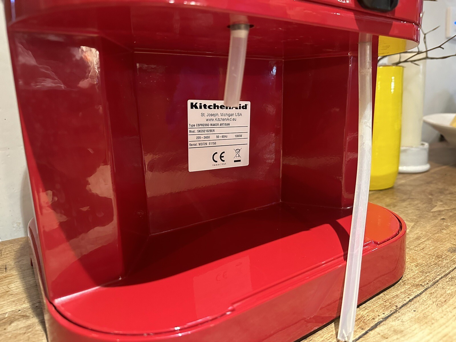 Kitchenaid Artisan Red Expresso Coffee Machine 5KES2102BER with