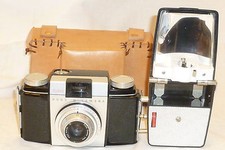 VINTAGE KODAK PONY II CAMERA w/ FLASH, Custom made CASE
