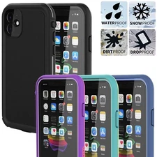 For iPhone 11 Waterproof Case 6.1 Screen Protector Underwater Shockproof Cover