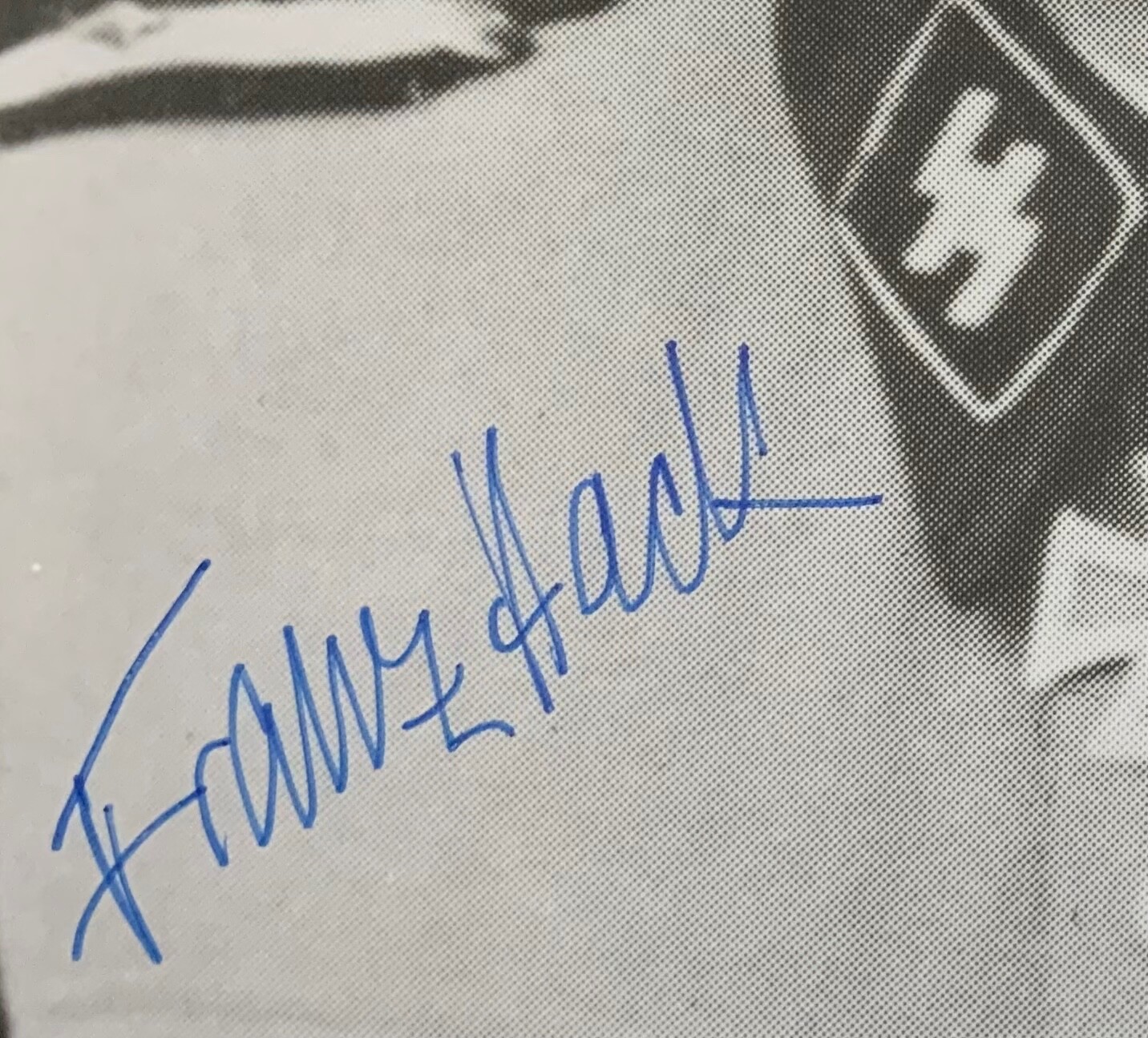 WWII German Waffen SS Panzer Franz Hack Signed Photo eBay