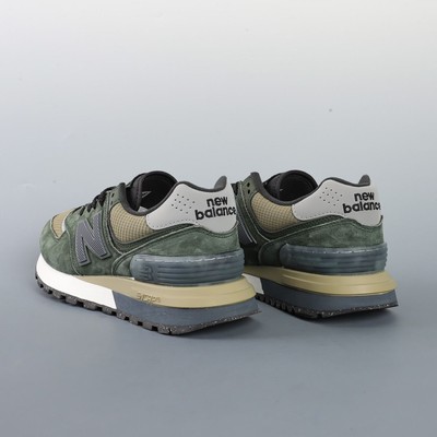 Size 9 - New Balance Stone Island x 574 Legacy Dark Green for sale 