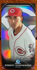 2015 Bowman Chrome Prospect Profiles Minis #PP12 Robert Stephenson Cincinnati 