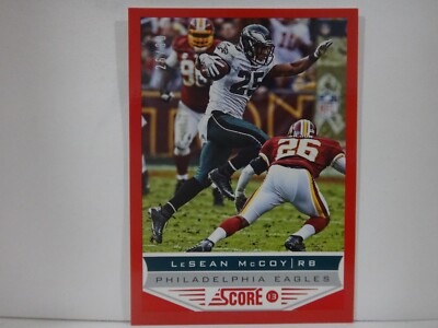 2013 Score Red Zone Philadelphia Eagles Football Card #161 LeSean McCoy /30
