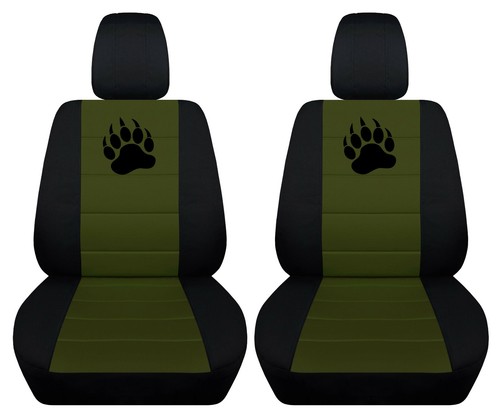 Custom fit front SUV car seat covers w/bear claw fits Jeep cherokee 2014-2023 - Picture 17 of 27
