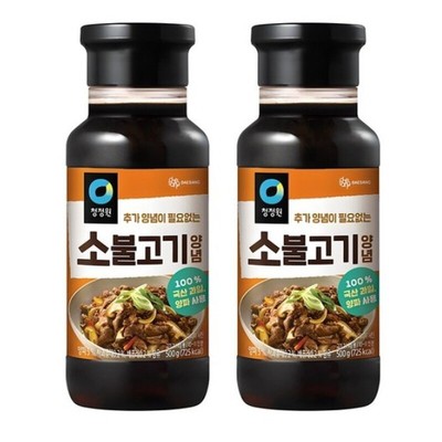 Daesang CJO Korean Beef Bulgogi  Marinade 500G( 2EA) Korean Secret Recipe