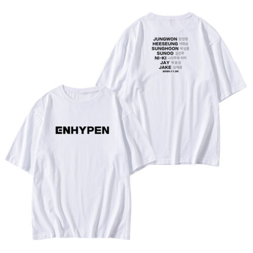 KPOP ENHYPEN Album T-shirt Women Men Cusual Tops Tee Crew Neck Short  Sleeves New | eBay