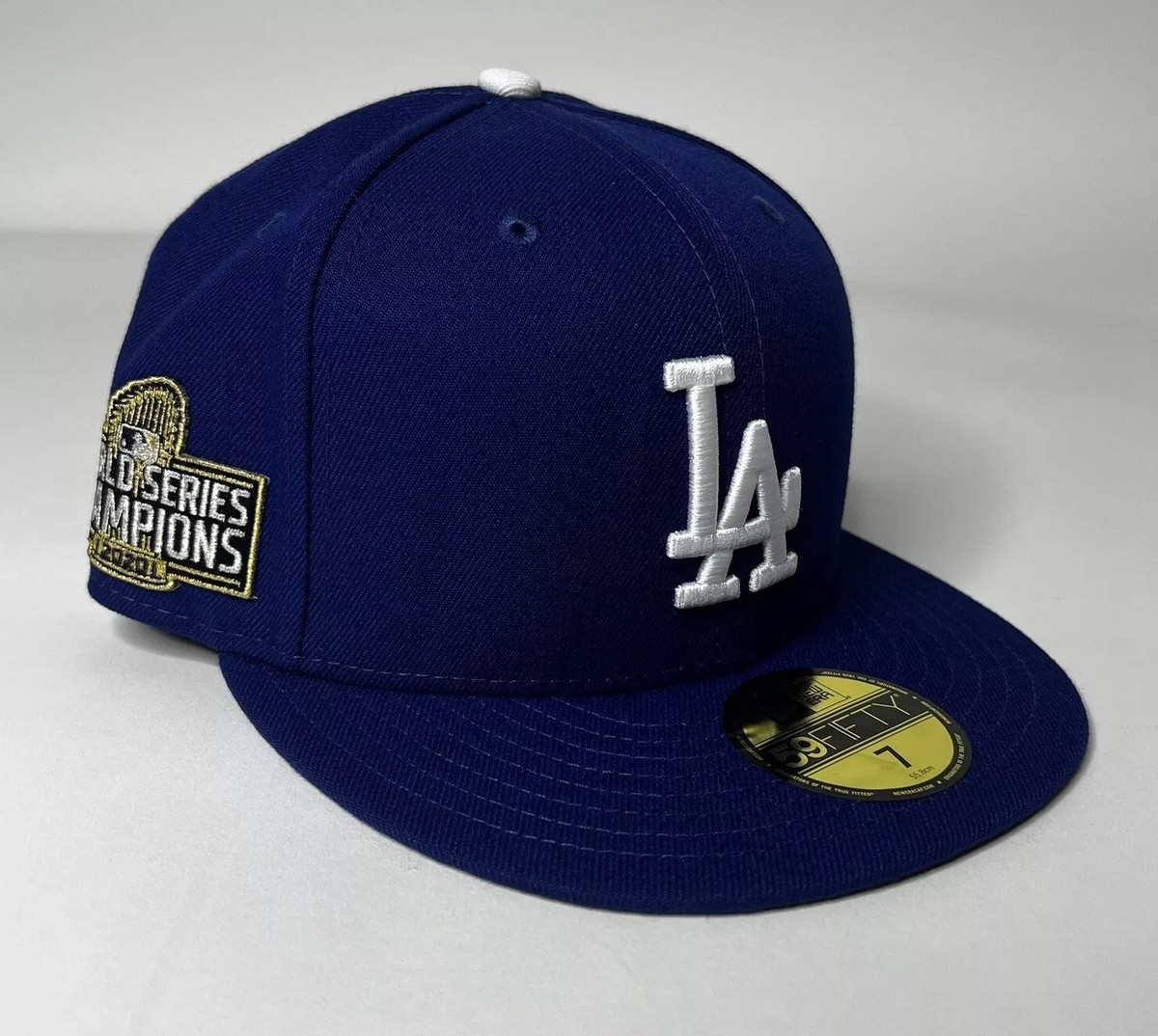 New Era LA Dodgers 59FIFTY Blue World Series Champions Side New Era LA Dodgers 59FIFTY Blue World Series Champions Side