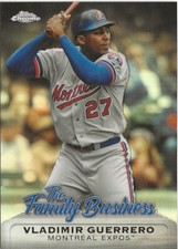 2019 Topps Update Vladimir Guerrero The Family Business Refractor SP #FB-4 HOF