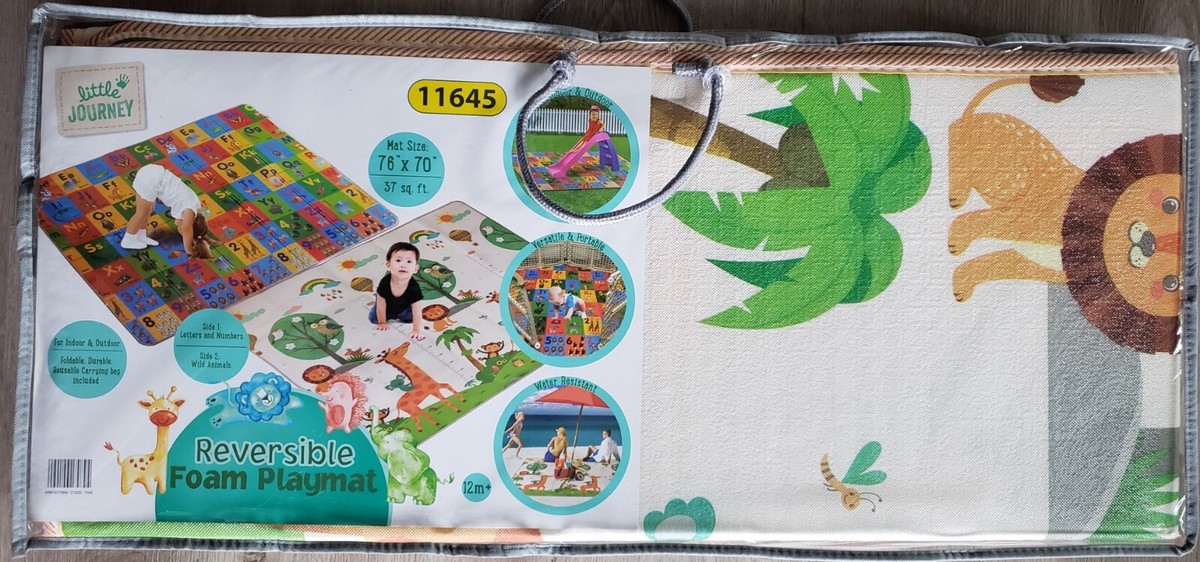 Little JOURNEY Reversible Foam Playmat (76 × 70)LETTERS & NUMBERS