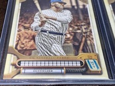 Topps Gypsy Queen 2022  Babe Ruth SSP MISSING NAME PLATE and Base Baseball Cards