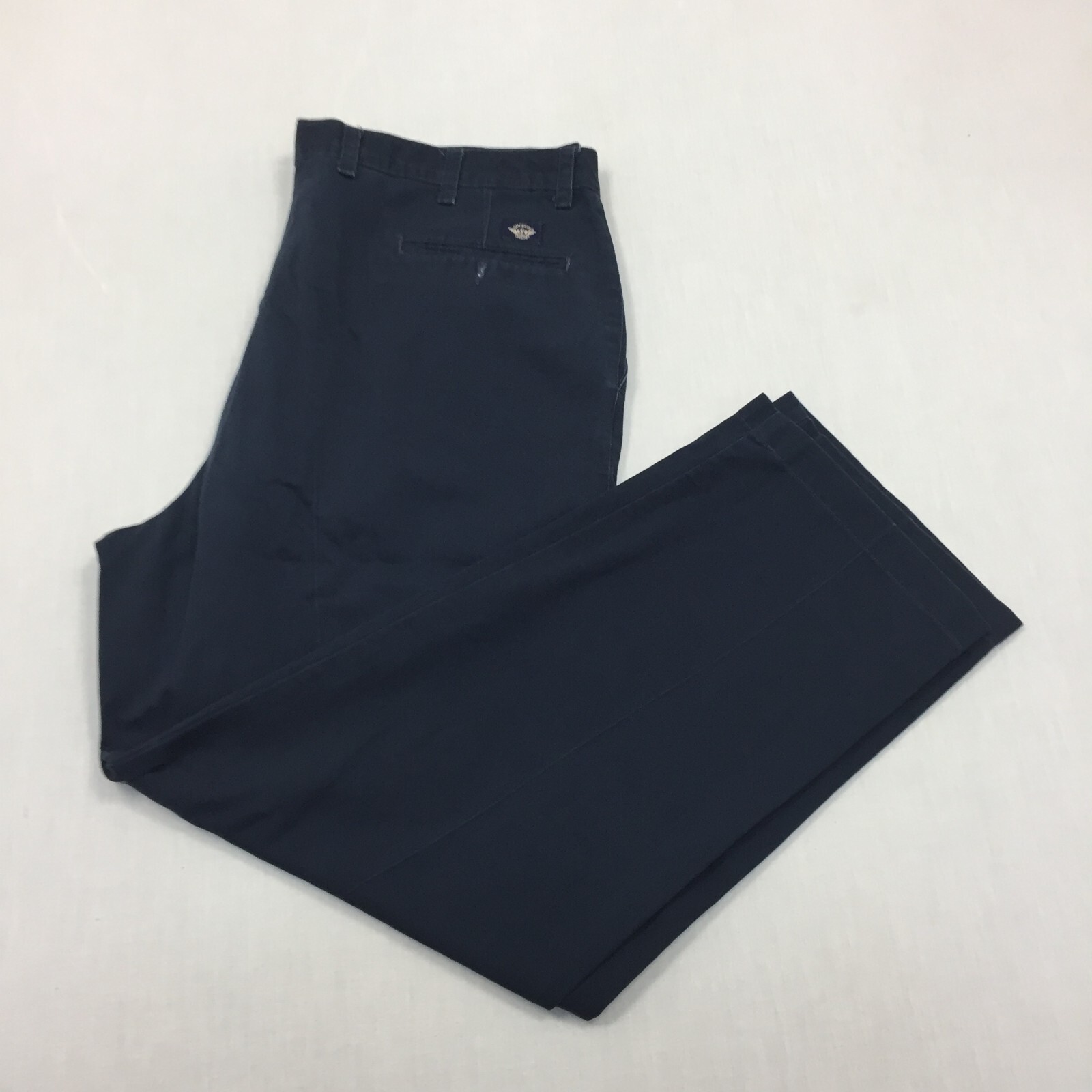 Dockers Chino Trousers Cotton Pants Straight Fit Mens Size 40W 30L Blue