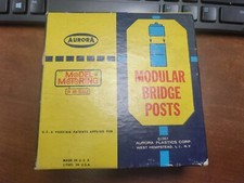 AURORA MODEL MOTERING modular bridge posts NOS