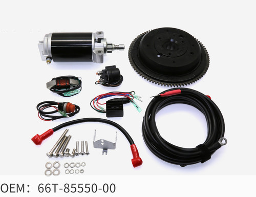 Electrical start conversion kit for Hangkai 2 -stroke 40HP outboard 66T-85550-00