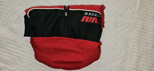Vintage Nike Spell Out Logo Full Zip Black Hooded Light Jacket Size 7 Kids - Picture 11 of 11