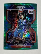 2022 Panini Prizm WNBA W25 Green Prizm Parallel #269 Maya Moore Minnesota Lynx