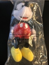 MICKEY MOUSE Pie Eye Mickey Bean Plush 90 Years of Magic DISNEY NWT