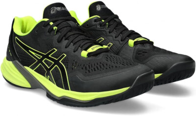 ASICS Volleyball Men's Shoes SKY ELITE FF 2 Black Yellow 1051A064 US15(32cm)