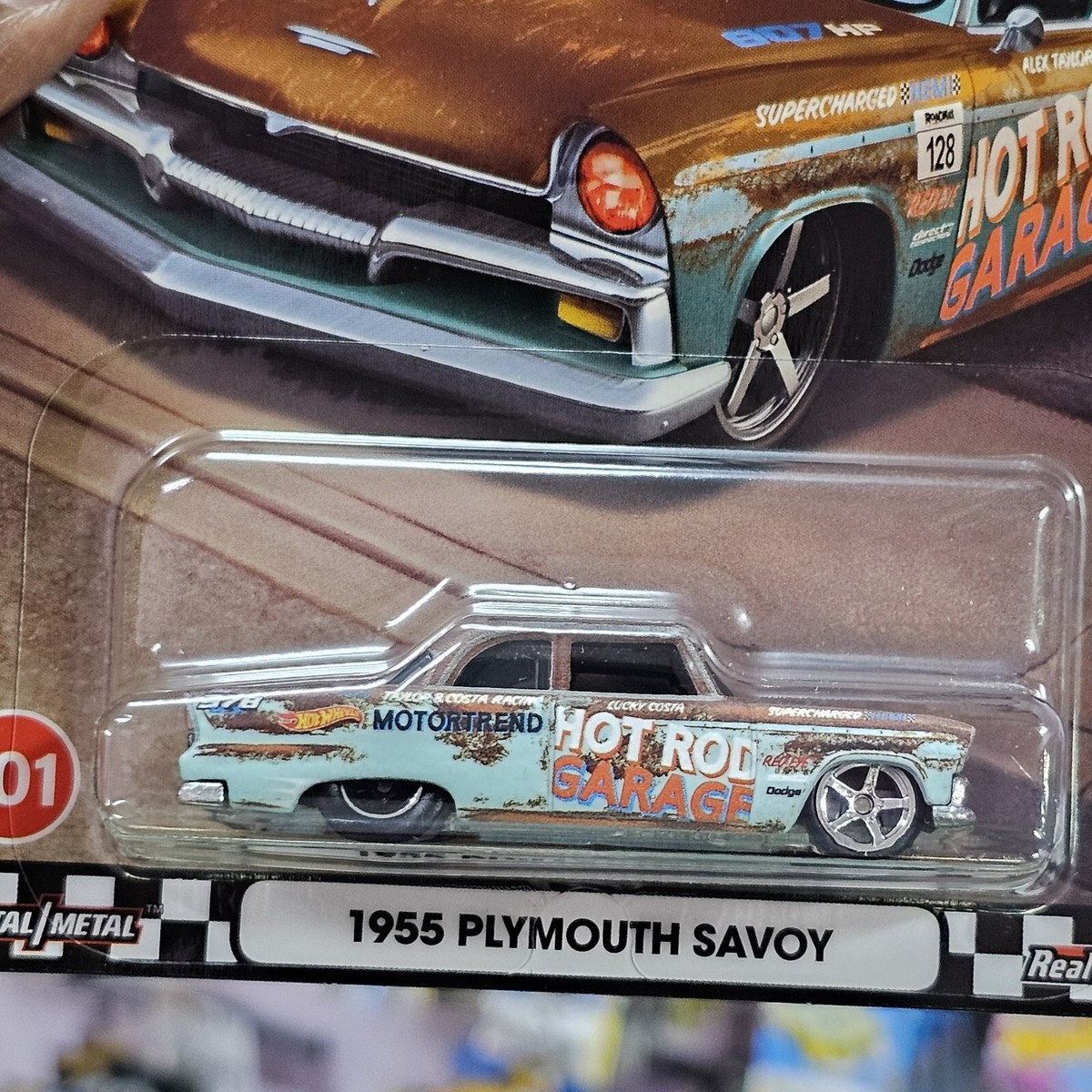 2024 HOT WHEELS PREMIUM 1955 PLYMOUTH SAVOY BOULEVARD #101 CAR