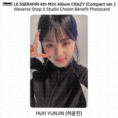 Le Sserafim 4th Mini Album CRAZY Weverse Shop x STUDIO CHOOM Le Sserafim 4th Mini Album CRAZY Weverse Shop x STUDIO CHOOM