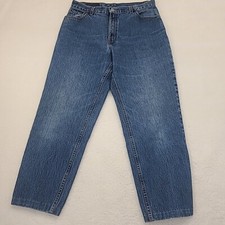 VTG Levis 550 Jeans Womens 14 Blue Relaxed Fit Tapered  32x27 Mom Jeans USA