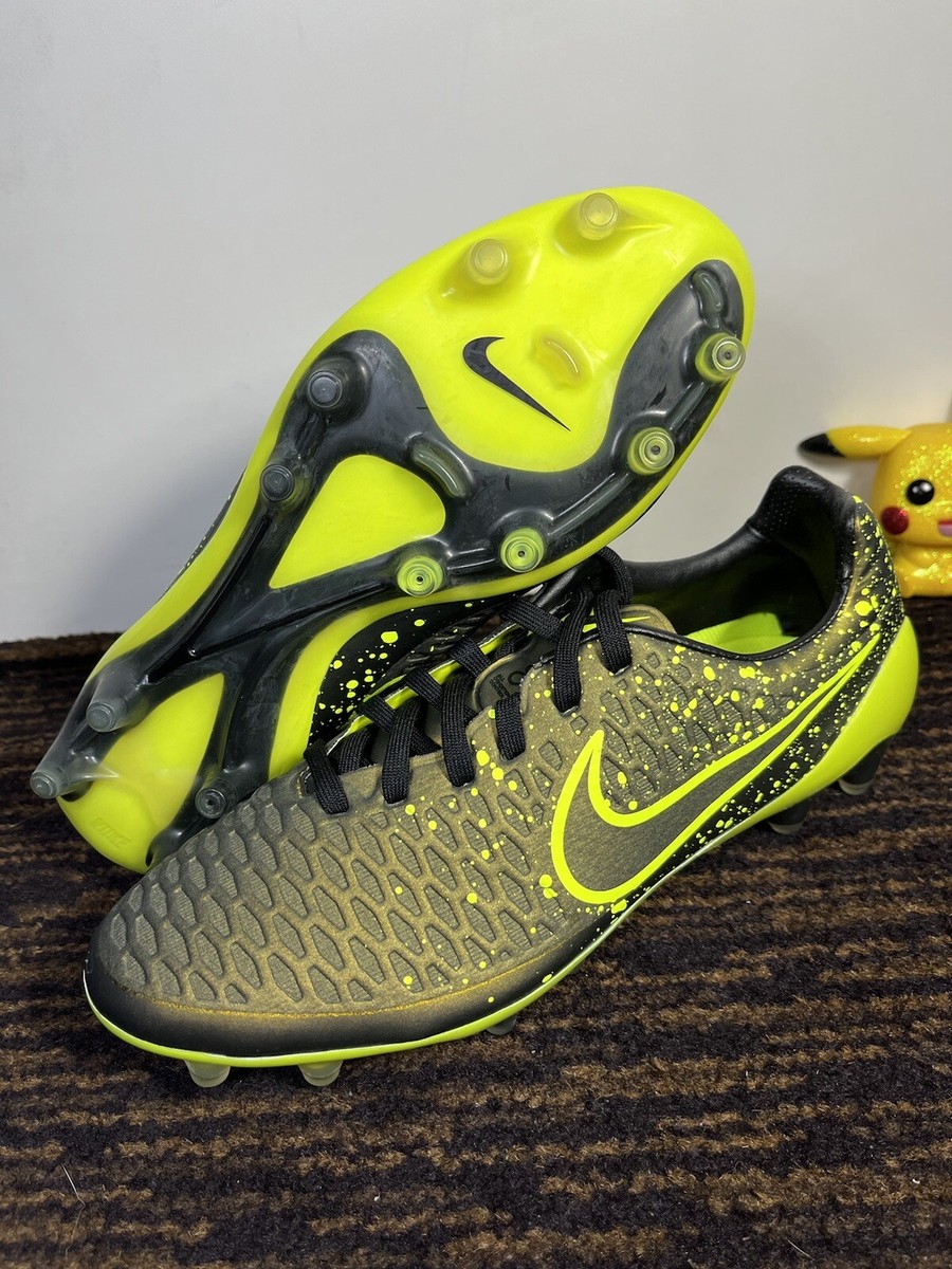 Nike Magista Opus FG ACC Soccer Cleats Green Orange 649230 Nike Magista Opus FG ACC Soccer Cleats Green Orange 649230