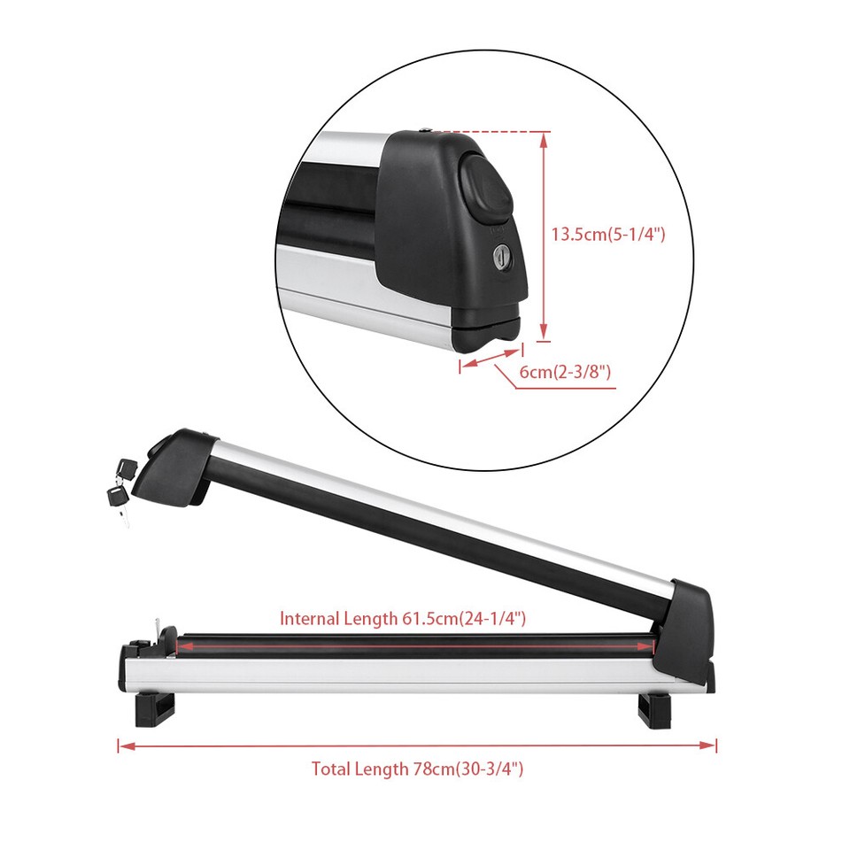 For Honda CRV Car Snow Ski Snowboard Roof Racks Carriers Mount Slide w