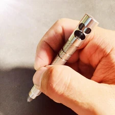 Stainless Steel Portable Pocke Multi-function Pen With Writing EDC Outdoor Pen