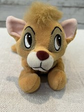 Vintage Disney Oliver  Company Oliver The Cat Bean Bag Plush