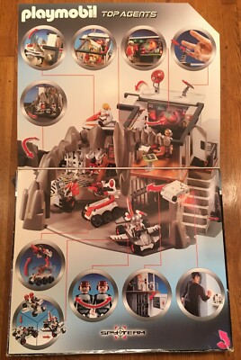 Playmobil 4875 Top Agents Secret Agent Headquarters w/Alarm NIB