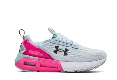Under Armour Hovr Mega 2 Clone Damen-Sportschuhe blau & pink UK 4 BRANDNEU