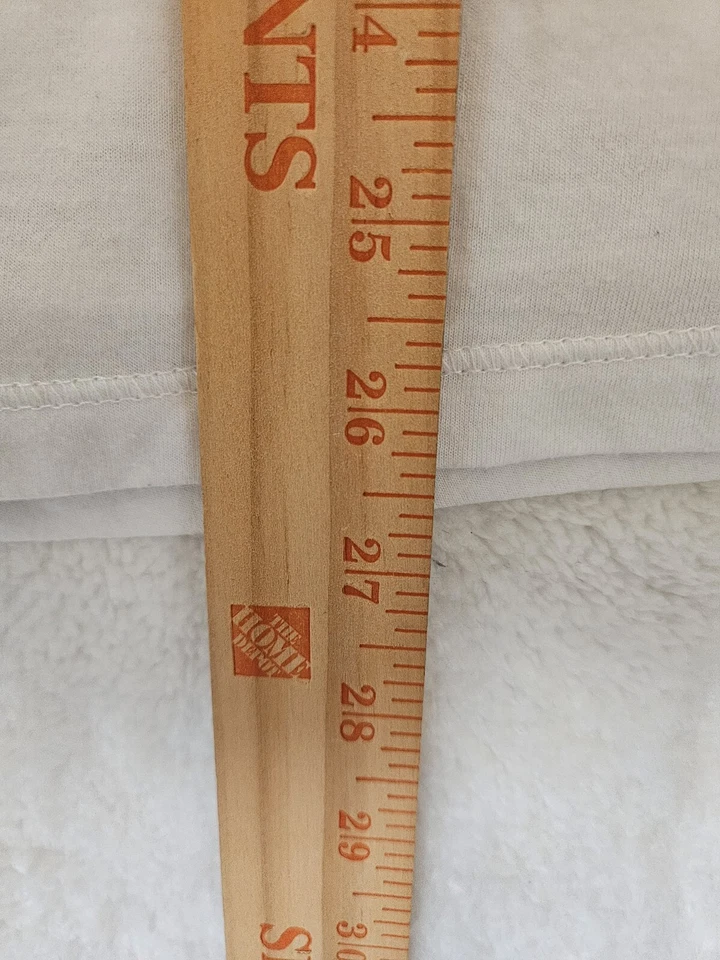 Athletic Works 80% Polyester 3/4 Sleeve White Gray Baseball Style Shirt XXL - Image 3 of 4