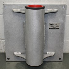 OZ Lifting Products Wall Mount Base OZWALL1, for Davit Crane Post, 1200 lbs