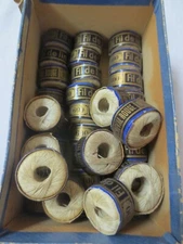 Antique French 1900's Pure Linen Thread Tatting Crochet 1 spool